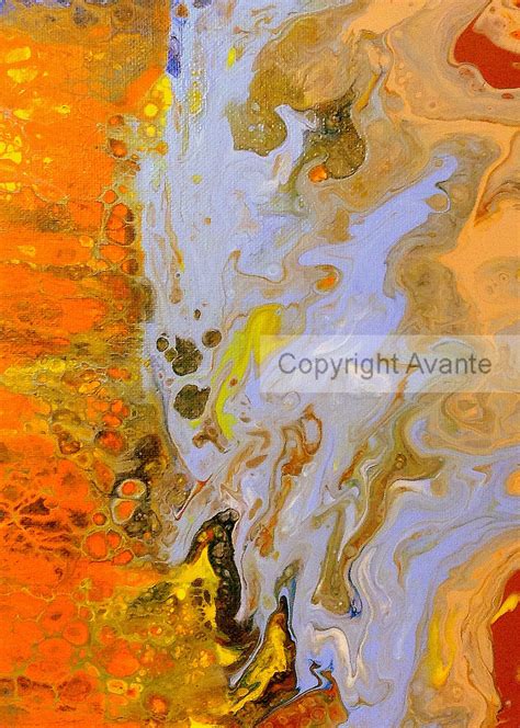 Abstract Orange Painting at PaintingValley.com | Explore collection of ...