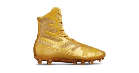 Under Armour Men's Highlight MC American Football Cleats Metallic Gold