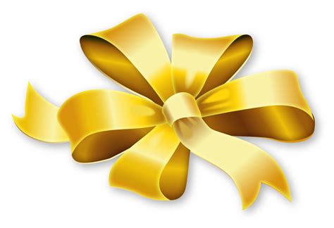 Golden Ribbon PNG Image - PNG Mart