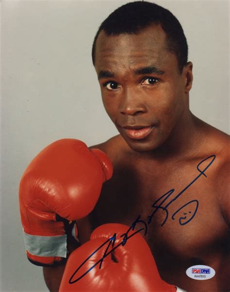 Boxing Legend Sugar Ray Leonard Signed Photo