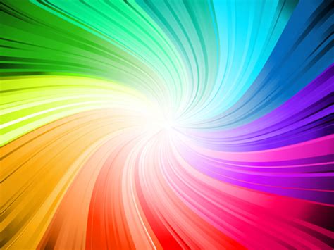 Rainbow Swirls vector background 04 free download