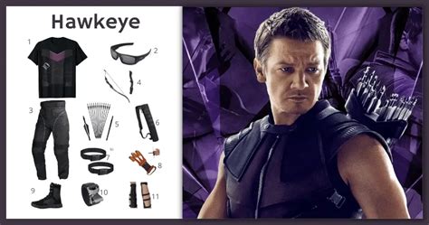 Hawkeye Costume (Adult & Child Versions) For Cosplay & Halloween