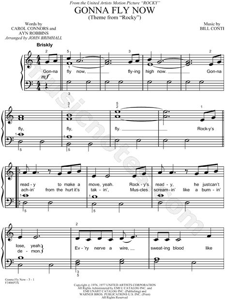 Rocky theme song piano sheet music - passahard