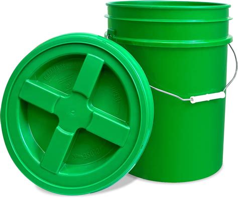 Amazon.com: Bucket Kit, Five Colored 5 Gallon Buckets with Matching ...