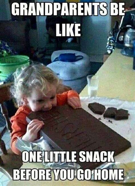 grandparents be like one little snack before you go home, giant chocolate bar, kid, meme | You ...