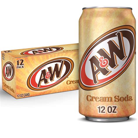 A&W Cream Soda, 12 fl oz cans, 12 pack - Walmart.com