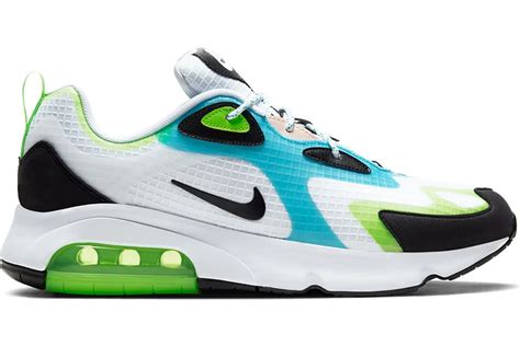 Nike Air Max 200 White Electric Green Oracle Aqua Men's - CJ0575-101 - US