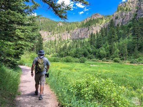 Black Hills Hiking Trails - United States Map States District