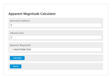 Apparent Magnitude Calculator - Calculator Academy