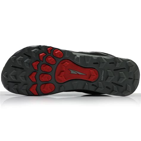 Altra Lone Peak 5 Men's Trail Shoe - Dark Slate/Red | The Running Outlet