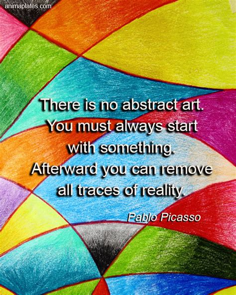 There is no abstract art… – Animaplates