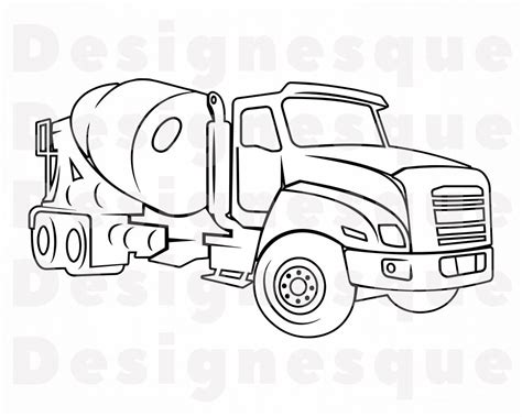 Truck Outline 9 SVG Truck SVG Trucking Svg 18 Wheeler | Etsy