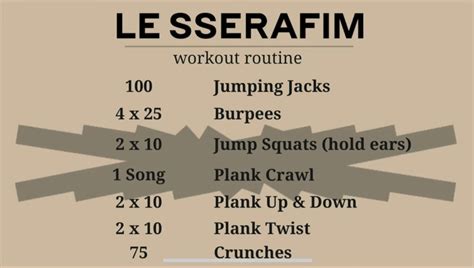 LE SSERAFIM WORKOUT, KPOP IDOL ROUTINE | Quick workout, Kpop workout ...