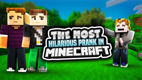 THE MOST HILARIOUS PRANK IN MINECRAFT - YouTube