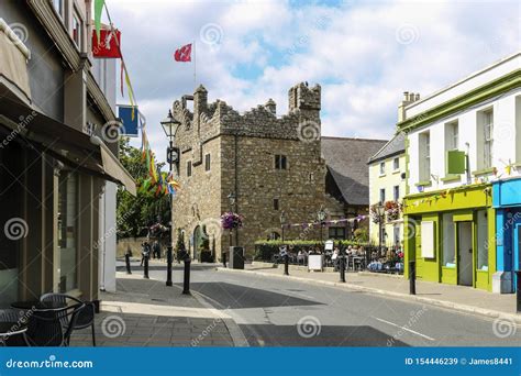 Irish Medieval Castle at Dalkey. Stock Image - Image of monument ...