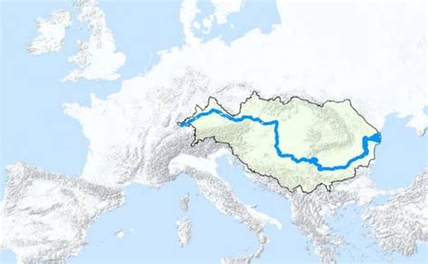 Danube River - Countries of the Danube River Basin, Facts & Map