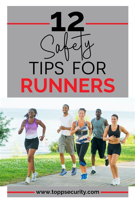 12 Safety Tips for Runners – Topps Security | Students safety, Safety ...