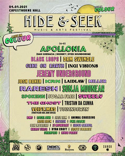 Last tickets available: Hide&Seek Festival presents 'Life In Colour ...