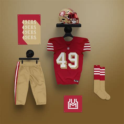 49ers uniform idea. Removed black, leaned into gold and throwback look. Thoughts? : r/49ers