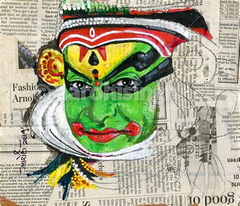 Kathakali-On-Board-2 - Art By Aarohi