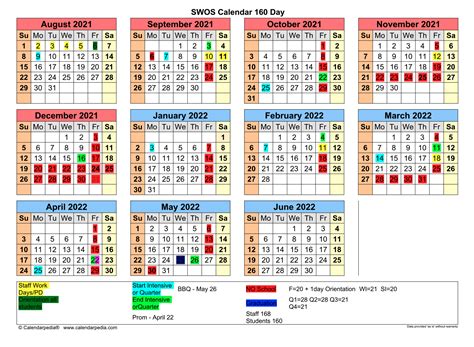 Calendar - Southwest Open School