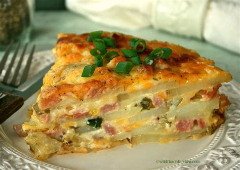 Cheesy Scalloped Ham, Canadian Bacon & Potato Casserole - Wildflour's ...