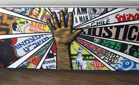 Civil rights mural in the Center for Civil & Human Rights