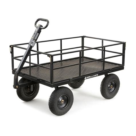 Reviews for GORILLA CARTS 1,200 lb. Heavy-Duty Steel Utility Cart | Pg ...