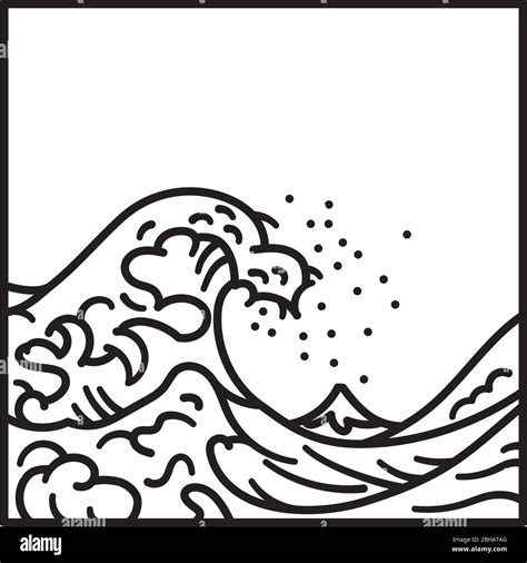 Great wave off kanagawa Stock Vector Images - Alamy