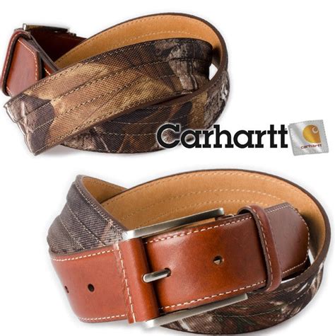 Carhartt Lth. Belts: Realtree Camo Leather Belt – Army Navy Now