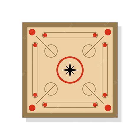 Premium Vector | A brown and red game board with a compass on it.