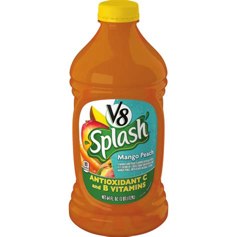 V8 Splash Mango Peach, 64 oz. - Walmart.com - Walmart.com