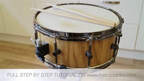 HOW TO MAKE A SNARE DRUM - YouTube