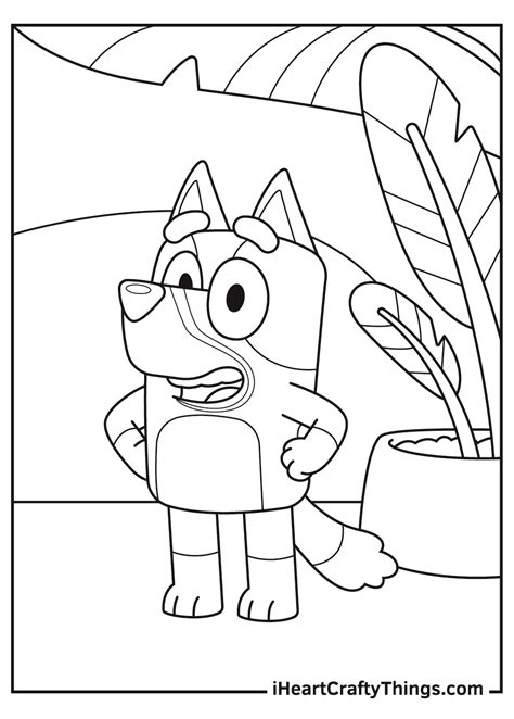 Free Printable Bluey Coloring Pages - Printable Templates