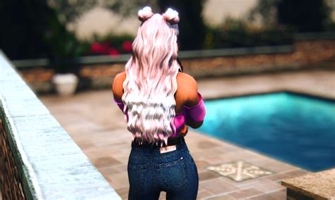 Long wavy hair with buns for MP Female - GTA5-Mods.com