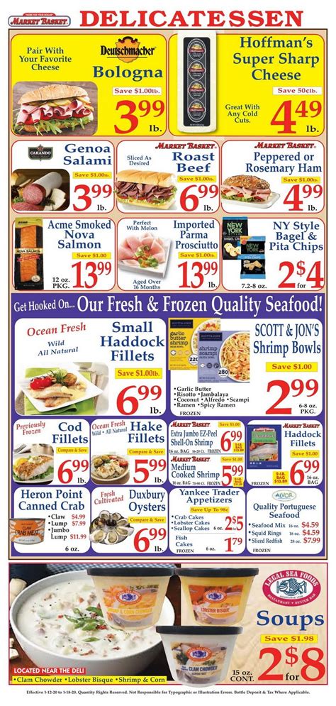 Market Basket Weekly Flyer Jan 12 – Jan 18, 2020