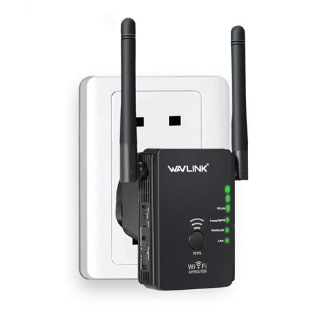 wavlink ws-wn578 2.4g 300mbps wireless router wifi repeater booster extender 2x5dbi antennas ...