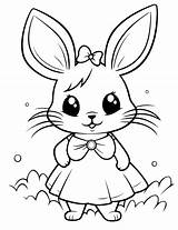 50 Bunny Rabbit Coloring Pages Printable Sheets sketch template