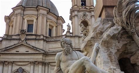 Bernini's Fountain of the Four Rivers in Piazza Navona - Through Eternity Tours