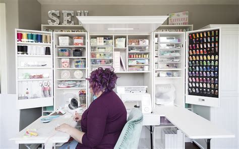 The Original ScrapBox | Craft cabinet, Craft room office, Sewing room organization