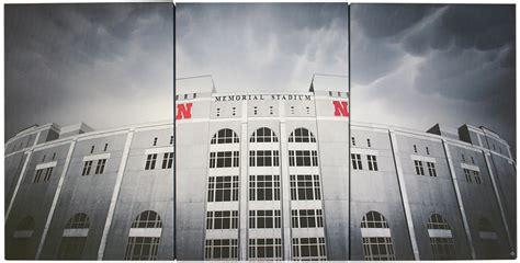 Cornhuskers Memorial Stadium Canvas