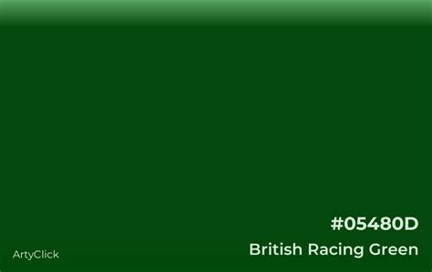 British Racing Green Color | ArtyClick