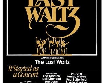 The Last Waltz Poster - Etsy