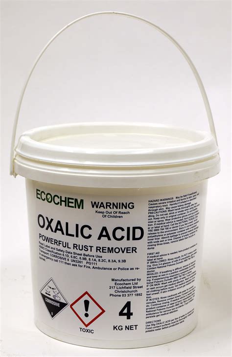 Oxalic Acid - Rust Remover - Ecochem Limited