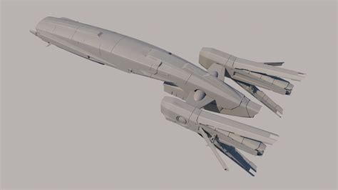 ArtStation - Sci Fi Space Frigate. | Resources