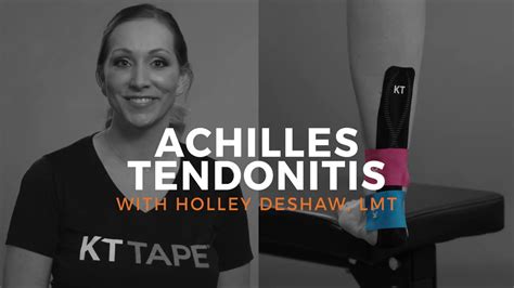 How to use KT Tape for Achilles Tendonitis? - YouTube