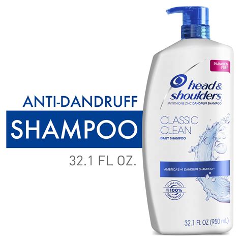 Head and Shoulders Classic Clean Shampoo, Anti-Dandruff, 32.1 Fl Oz ...