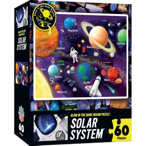 Masterpieces Explorer - Solar System 60 Piece Glow In The Dark Jigsaw Puzzle, 1 unit - Fred Meyer