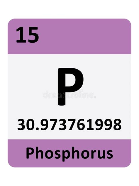 Periodic Table Element Phosphorus Icon Stock Illustration - Illustration of phosphorus, nature ...