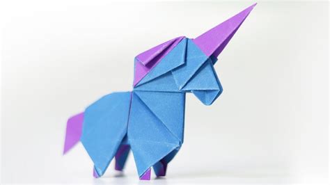 Easy Origami Unicorn - How to Fold - YouTube